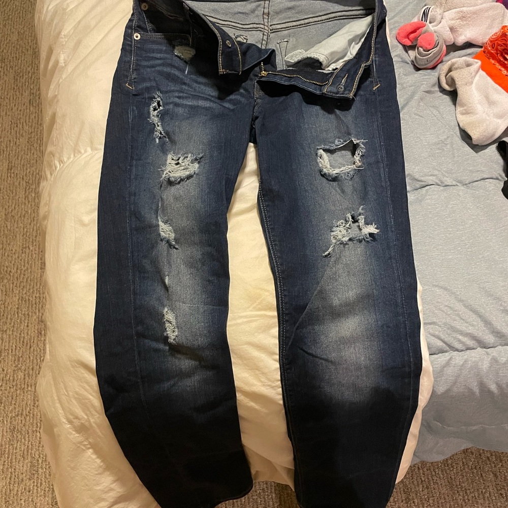 Express distressed jeans